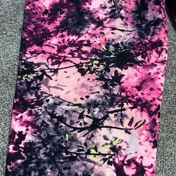 CALVIN KLEIN PERFORMANCE Quick dry Printed High-Waist 7/8 Length Leggings Size L - Picture 5 of 12